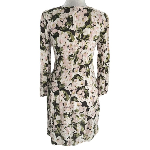 Sundance Floral Print Pintucked Pleated Prairie Dress - S - Picture 6 of 11